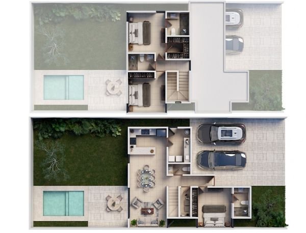Distribución Casa E11-164 Gran Bosco